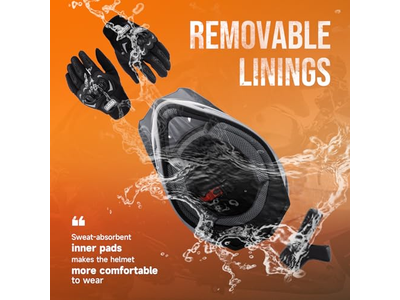 Adult ATV Dirt Bike Helmet with Goggles Gloves