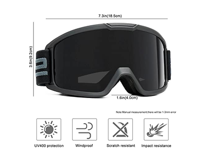 Goggles Motorcycle Goggles with Dual Lens