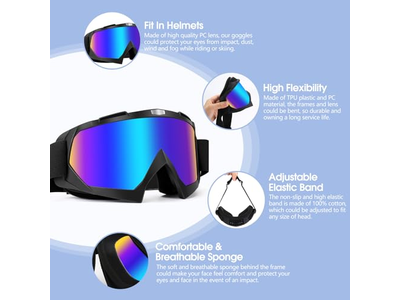 Motorcycle Goggles Dirt Bike Goggles 2 Pack