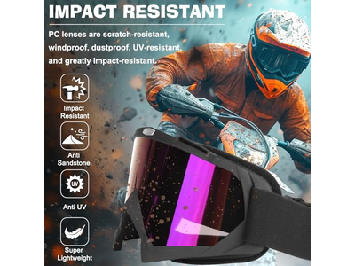Dirt Bike Goggles 2-Pack Motorcycle Goggles