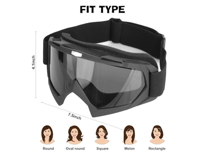 Dirt Bike Goggles 2-Pack Motorcycle Goggles