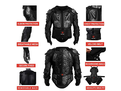 Gute Motorcycle Protective Jacket,Motorcycle Full Body Armor Jacket
