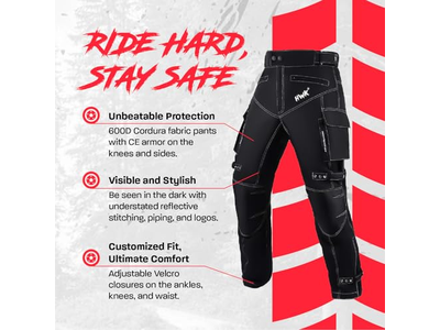 Sport Motorcycle Pants for Men with Water Resistant